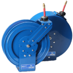 Buy retractable hose reels in in open or enclosed configurations to safely store your shop hoses.