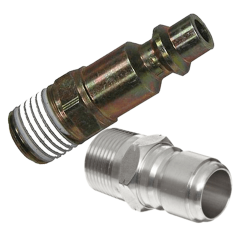 Find quick connect plug fittings in FNPT and MNPT profiles at Aluminum Air Pipe