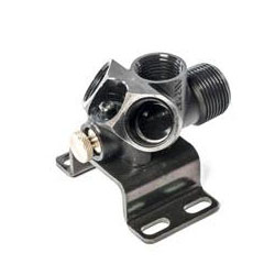 Buy NPT threaded wall mount manifolds for compressed air pipes at Aluminum Air Pipe